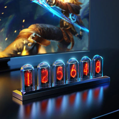 TimeGlow: Retro LED Nixie Clock