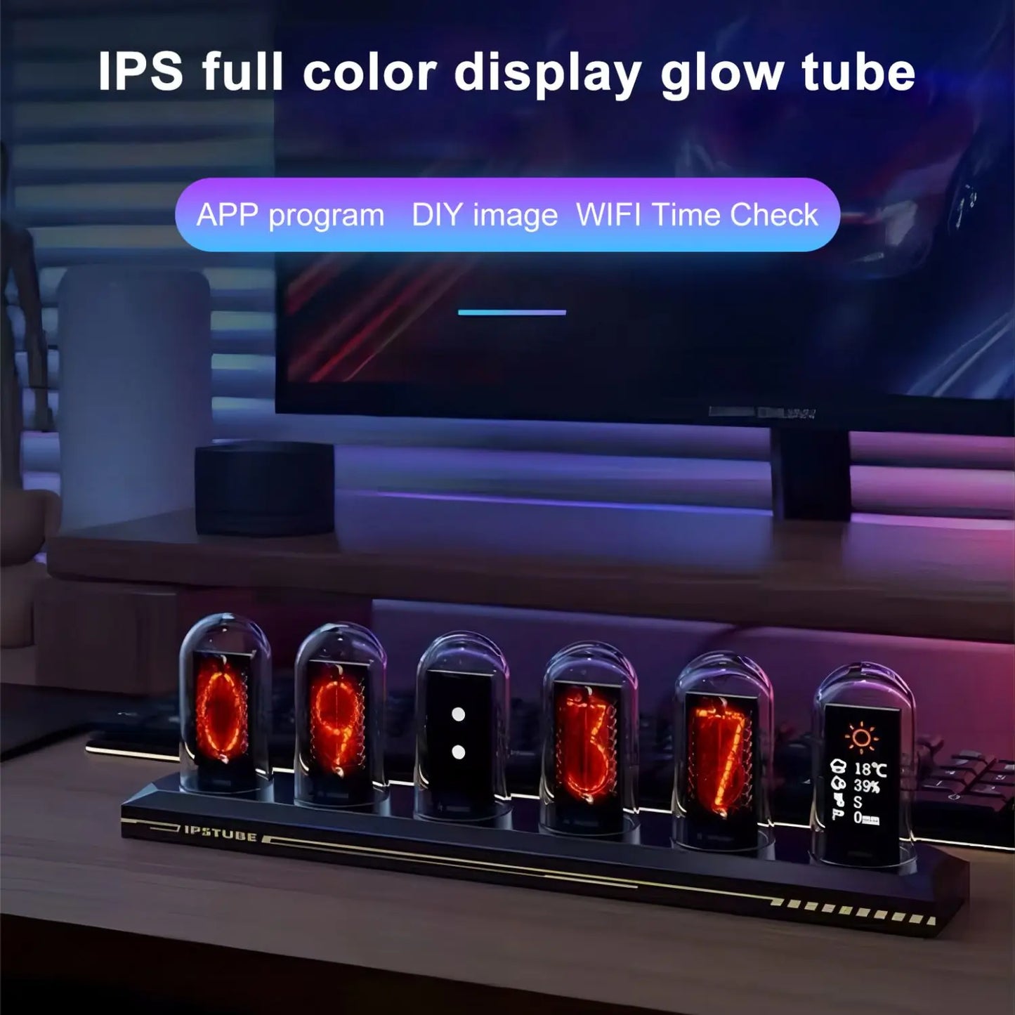 TimeGlow: Retro LED Nixie Clock